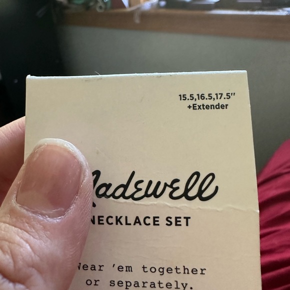 NWT Madewell Necklace Set - Picture 5 of 5